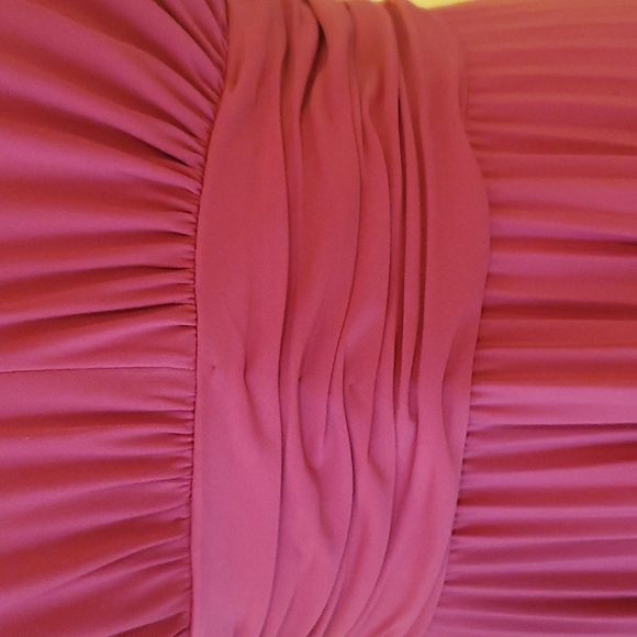 IVY BLU DRESS, size 10, rose, cap sleeve, v-neck, full pleated skirt, excellent. - Picture 7 of 11